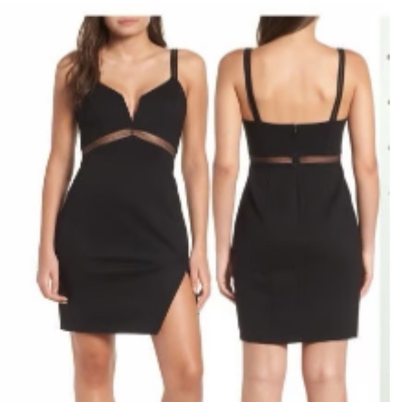 Astr the Label plunge neck sheath dress in size Small - Picture 4 of 12